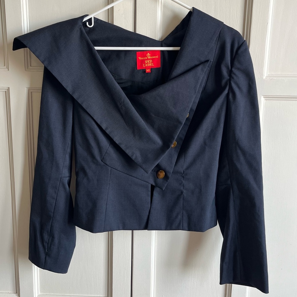 Vivienne Westwood Red Label Asymmetrical Wool Blazer